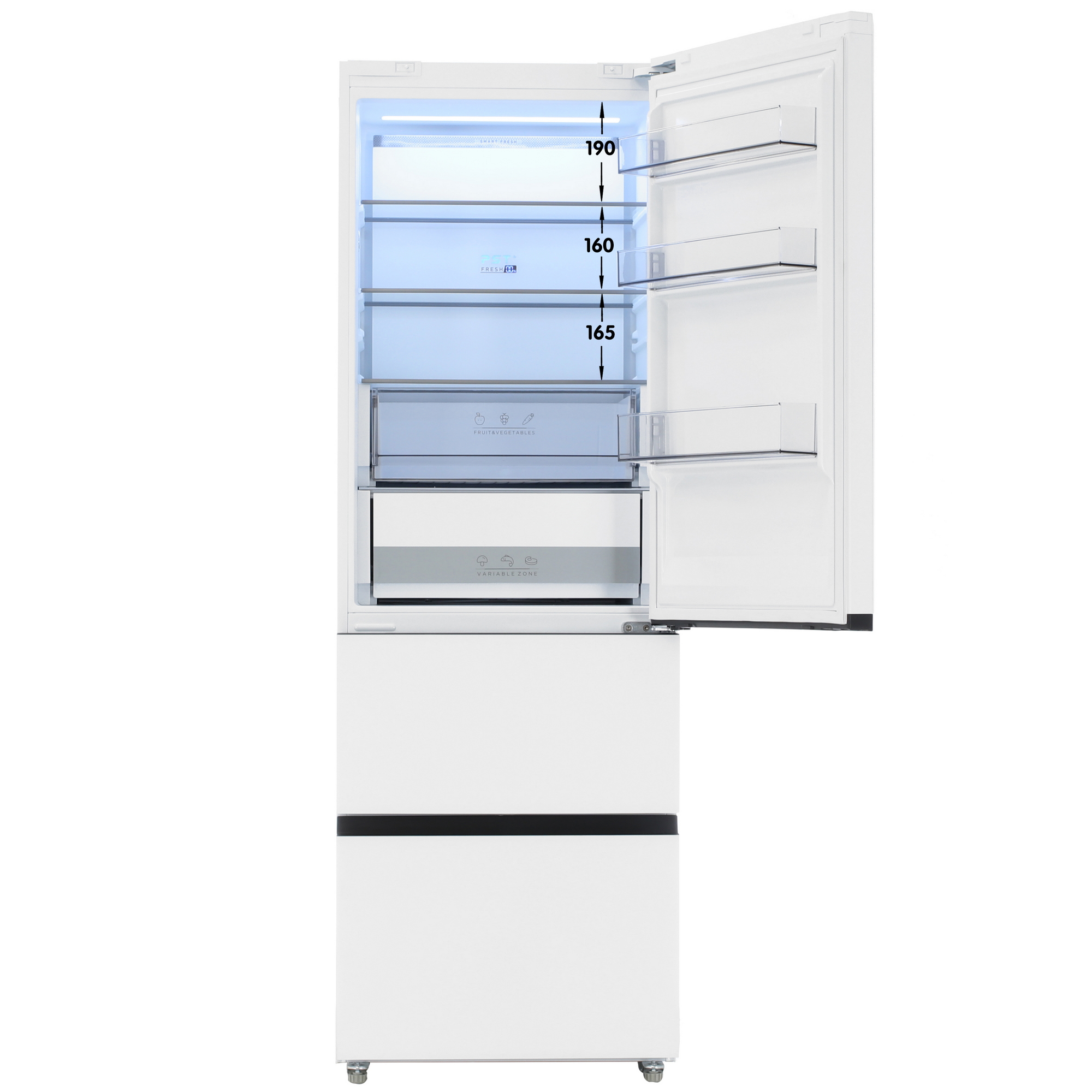 9130800 Холодильник многодверный   DEXP B4-41AMA белый STDN-0057696 - Вид №1