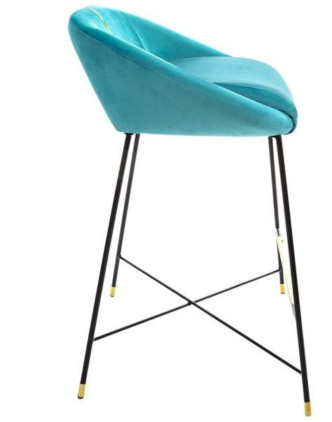 Seletti Высокий табурет из ткани со спинкой Seletti wears toiletpaper 16173 - Вид №6