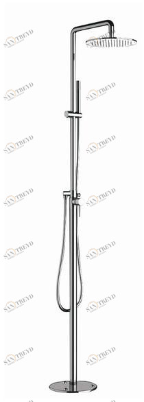 Rubinetterie Mariani Душевая стойка напольная с ручным душем с верхним душем Noir A52-cd