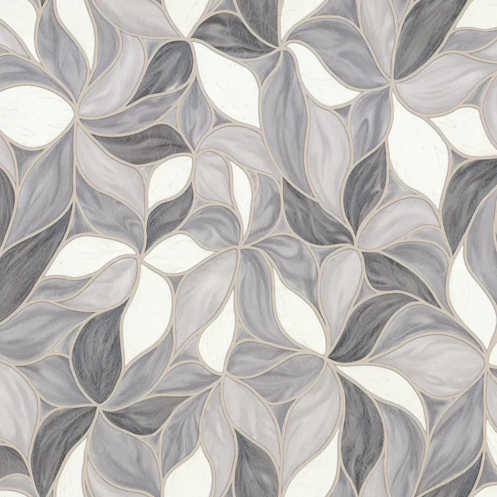 Обои флизелиновые Euro Decor Fractal серые 1.06 м 7144-23 83558507 STLM-2111089 - Вид №1