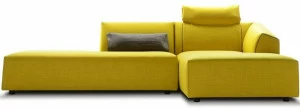 MDF Italia Диван из ткани с шезлонгом Thea