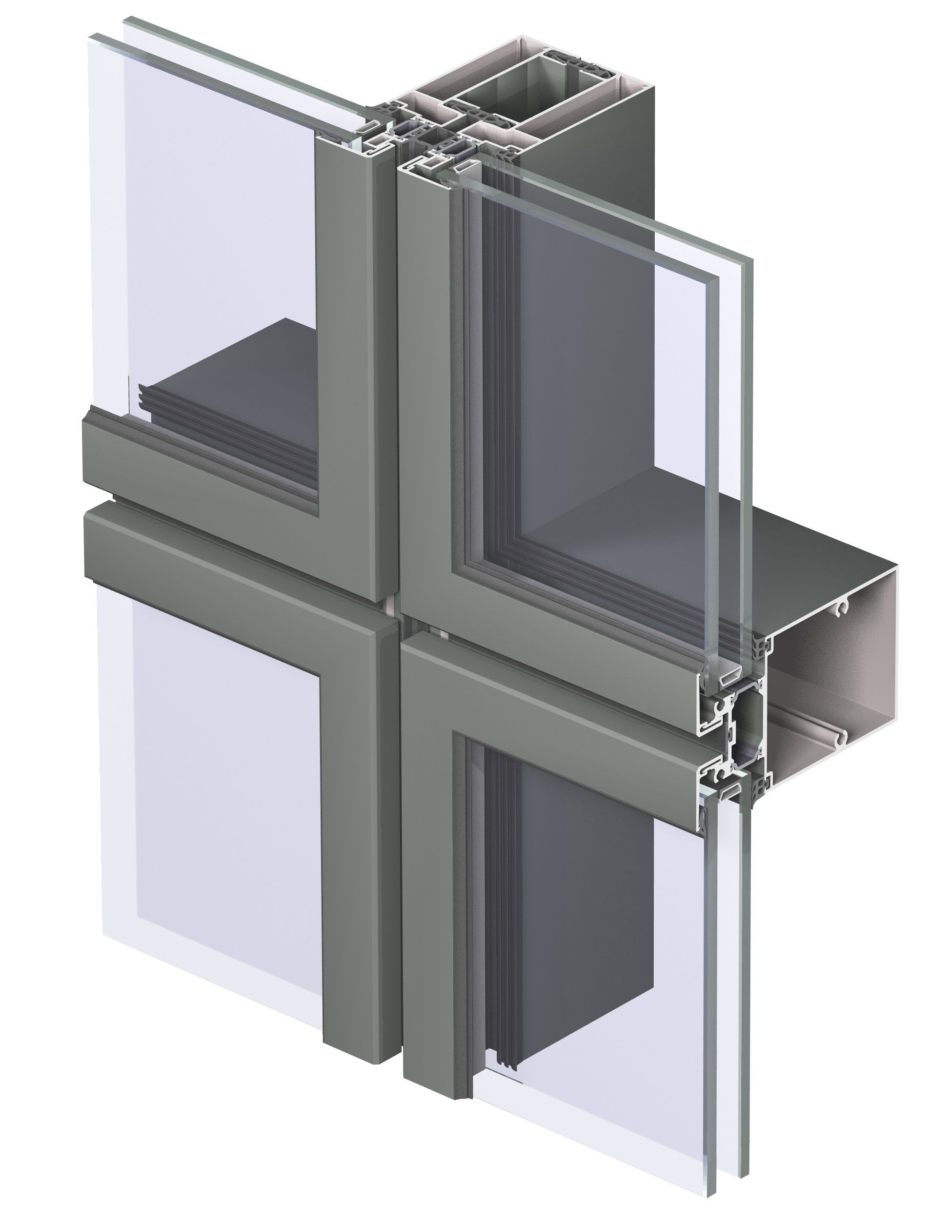 Алюминиевая система навесной стены Reynaers Aluminium ConceptWall ARCH-00093759 - Вид №15