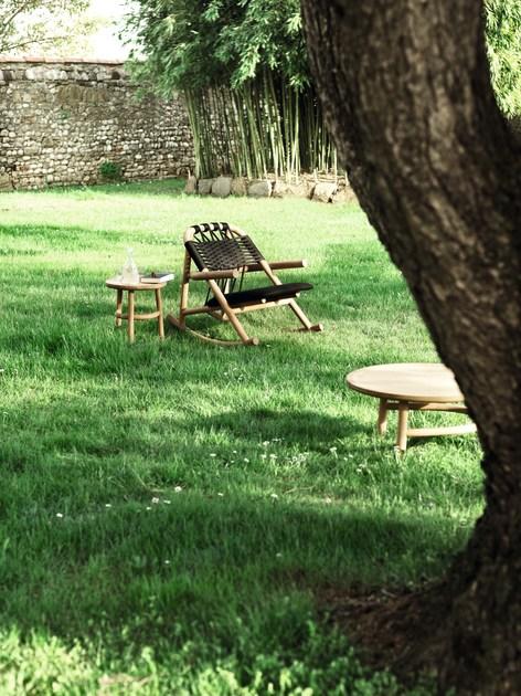 Very Wood Садовое кресло-качалка Iroko с подлокотниками Unam out sun-id-1356247 - Вид №2