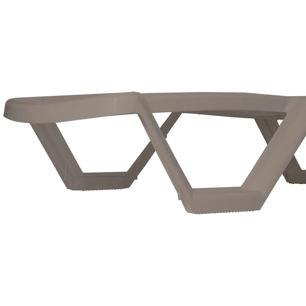 Шезлонг без подушки Элластик 187x32 см пластик коричневый Santreyd STLM-2163477 - Вид №5