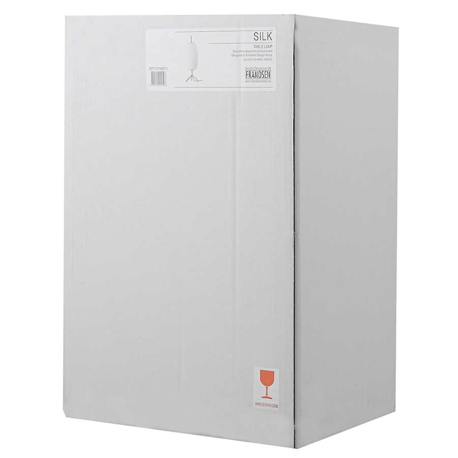 2577_01184011 Лампа настольная silk, 53хD20 см, белое опаловое стекло Frandsen  - Вид №7