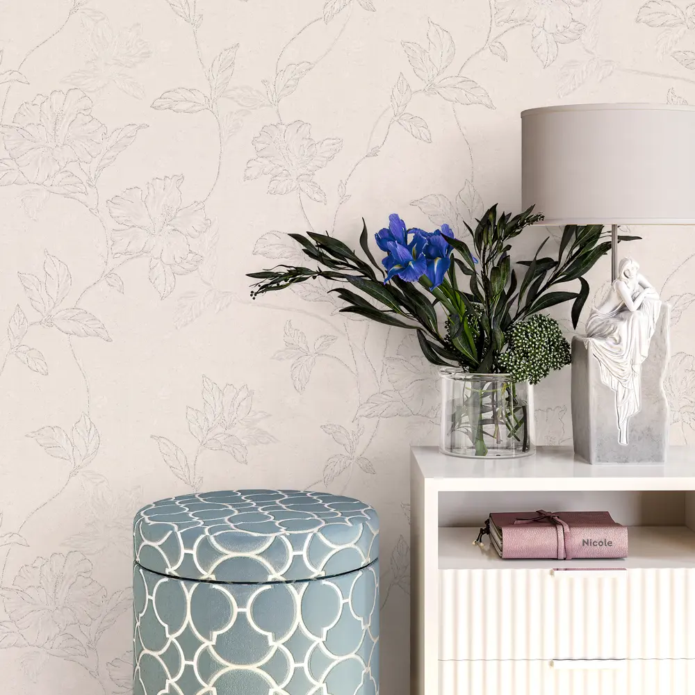 Обои флизелиновые Palitra Planet Nicole бежевые 1.06 м PP72568-23 STLM-2109758 - Вид №4