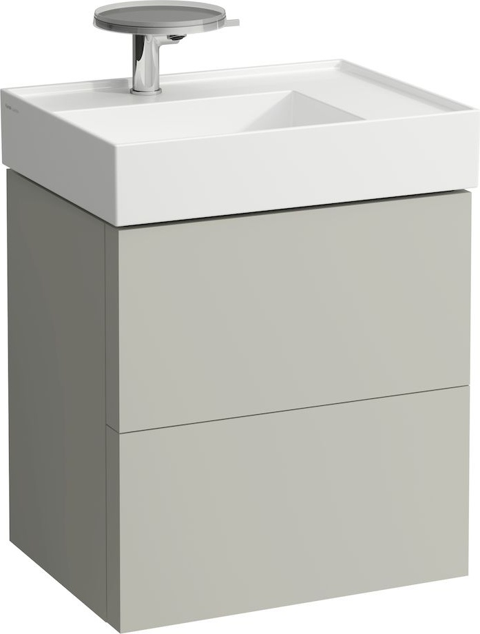 H4075580336441 Шкафчик под раковину, 2 ящика, включает в комплект органайзер, для раковины с полочкой справа 810334 LAUFEN PRO - Вид №1