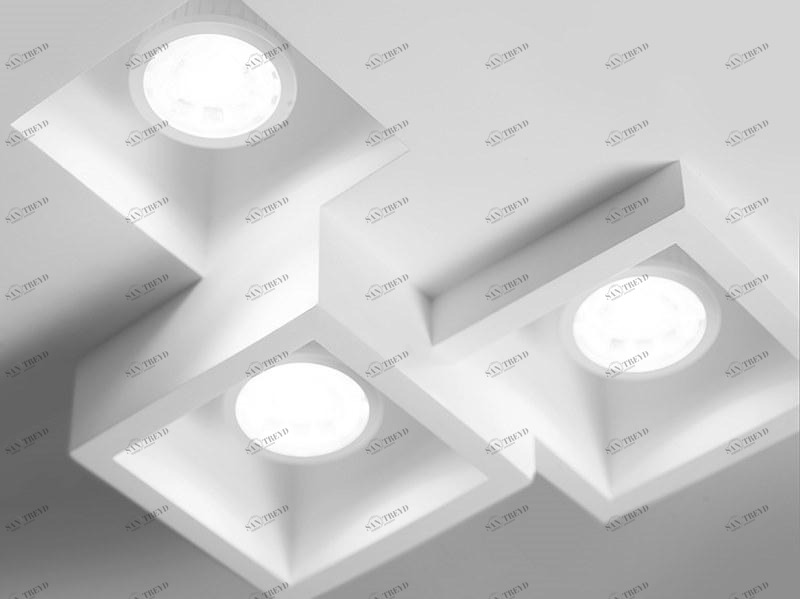 Tecnico Встраиваемый потолочный светильник из гипса Heraea sun-id-1488407