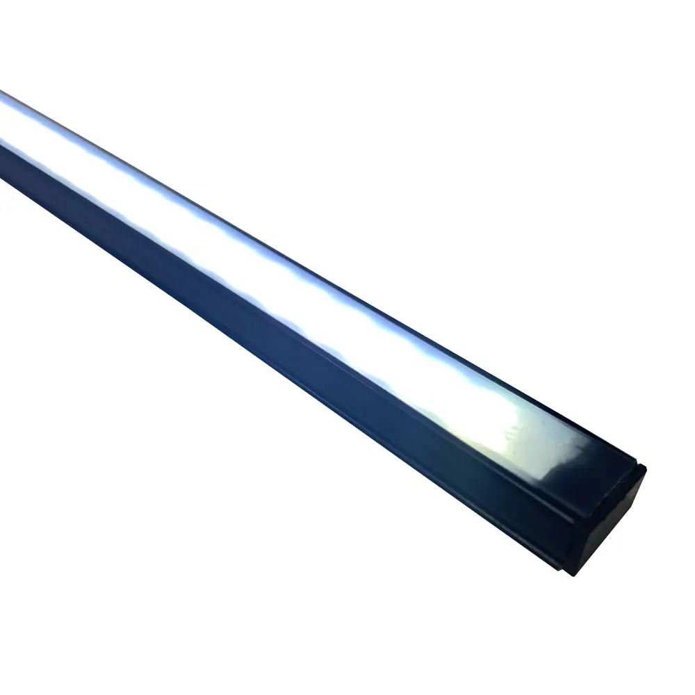 APEYRON Алюминиевый профиль для LED-ленты черный 1 м с рассеивателем 82458030 STLM-0027599 - Вид №3