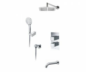 A171519 Thermo Встраиваемый комплект для ванны с верхней душевой насадкой, лейкой и изливом WasserKRAFT
