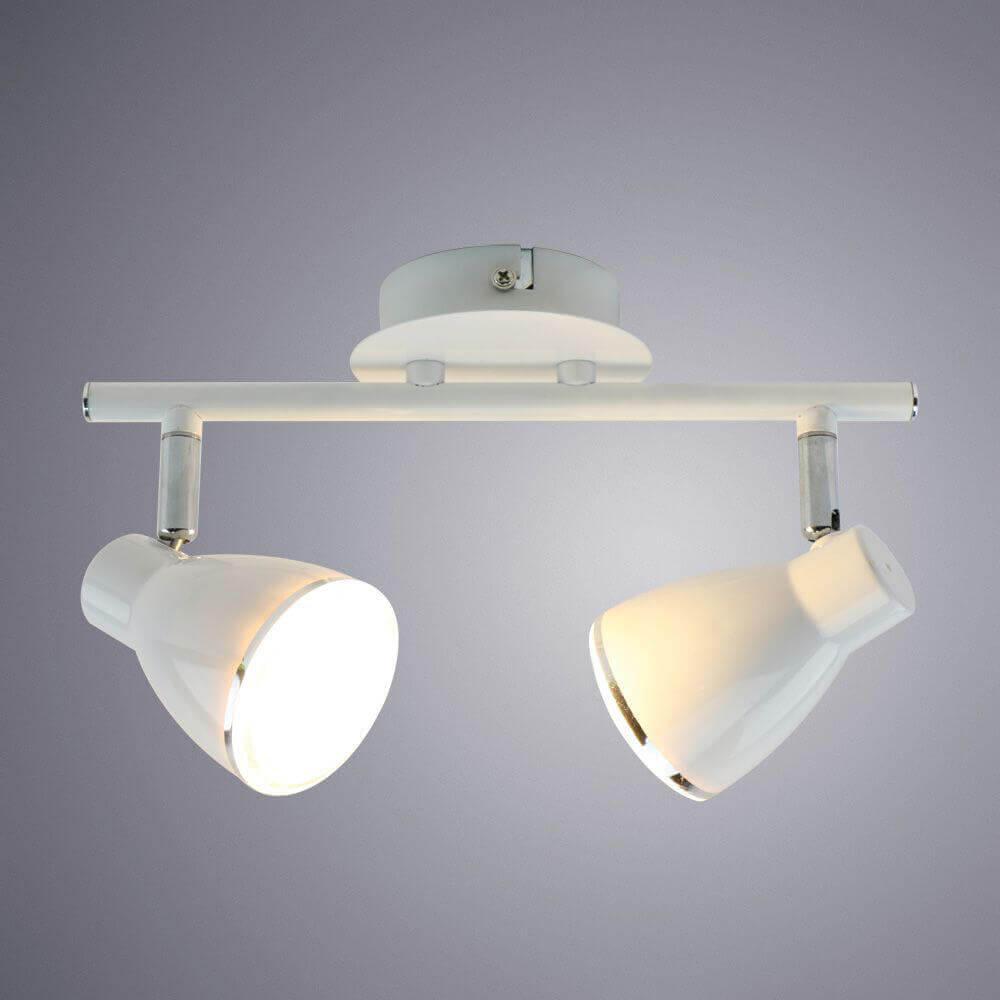 Спот потолочный светодиодный на 2 лампы белый Gioved White A6008PL-2WH ARTE LAMP GIOVED WHITE 00-3927115 Белый  - Вид №1