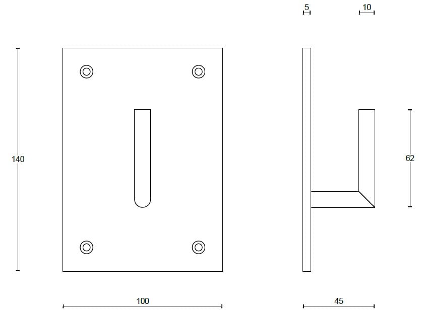 Вешалка для одежды из нержавеющей стали Formani ARCH-00138401 - Вид №4
