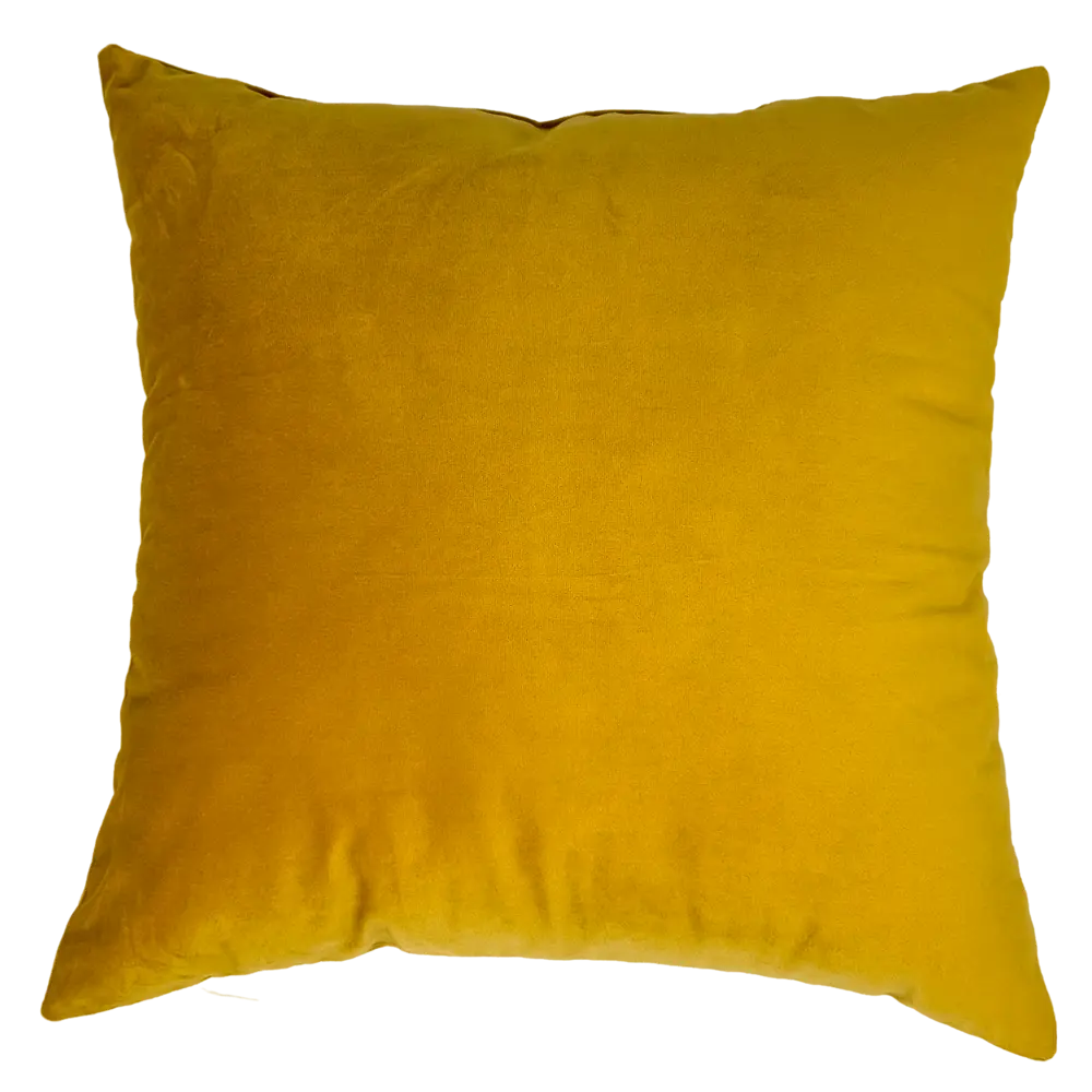 Подушка декоративная Linen Way Tony 45x45 см бархат цвет горчица 89439594 STLM-2175061 