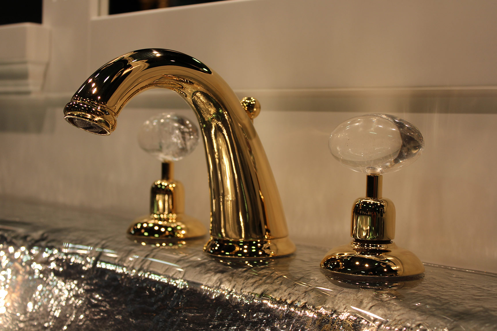 2147 ** 09C Одинарный кран с подключением для стиральной машины 3/4 ” Nicolazzi Series Cristallo di Rocca  - Вид №2