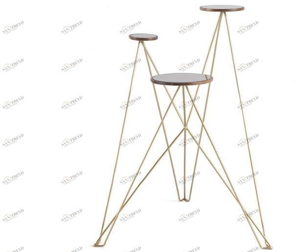 Gianfranco Ferré Home Высокий металлический стол Effiel sun-id-1445504