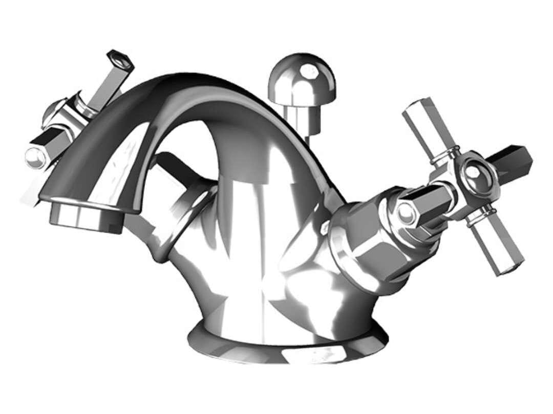 Смеситель для раковины с автоматическим сливом GATTONI TRD ARCH-00123155