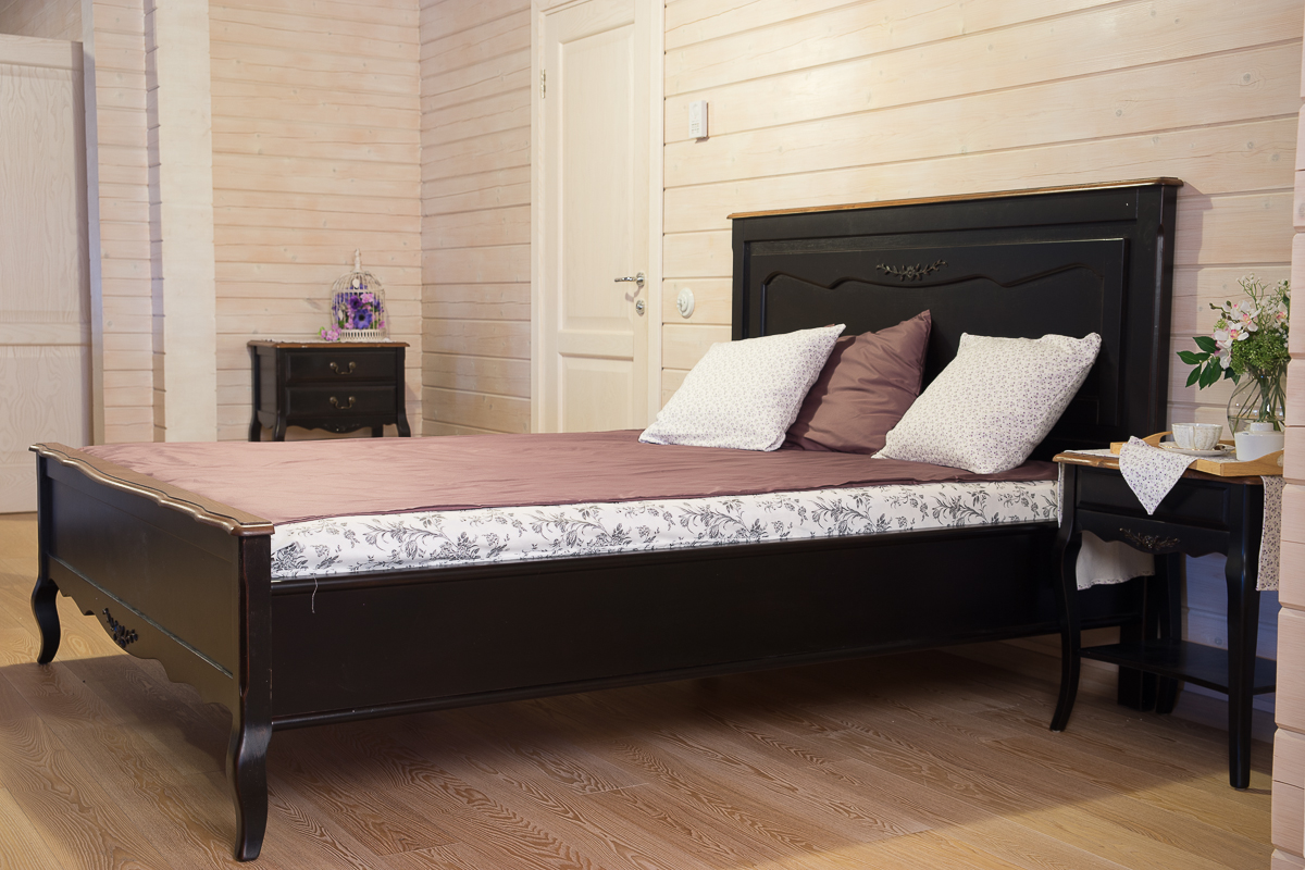 Тумба прикроватная черная с ящиком Mobilier de Maison ДОМАШНЯЯ ОБСТАНОВКА MOBILIER DE MAISON 017247 Черный Santreyd  - Вид №1