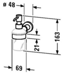 Duravit - D-CODE | Дозатор для жидкого мыла sun-id-1344340 - Вид №1