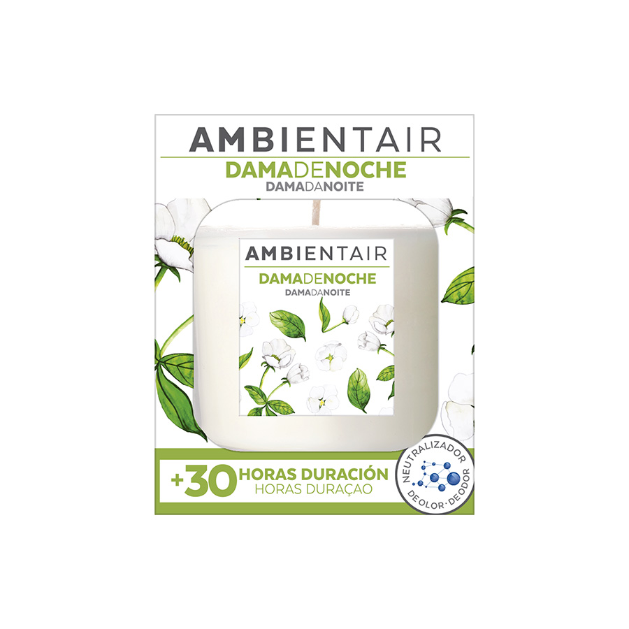 VV001DNAAGC Свеча ароматическая весенний жасмин 30 ч Ambientair 