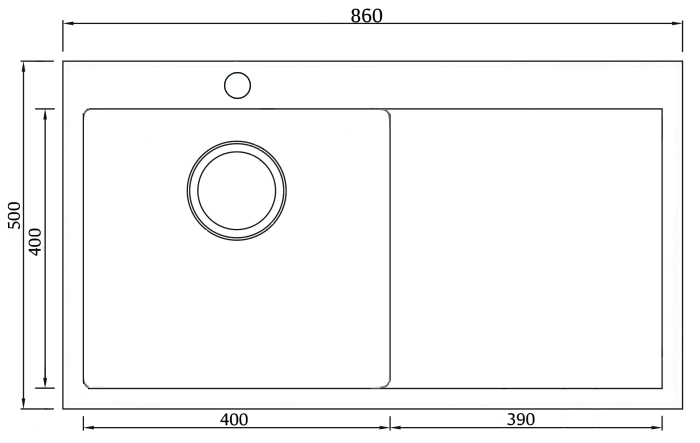 Кухонные мойки Eco Marino SMV-860R.A SEAMAN  - Вид №1