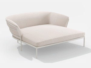 Окрашенная алюминиевая Садовая кровать со съемными и съемными подушками