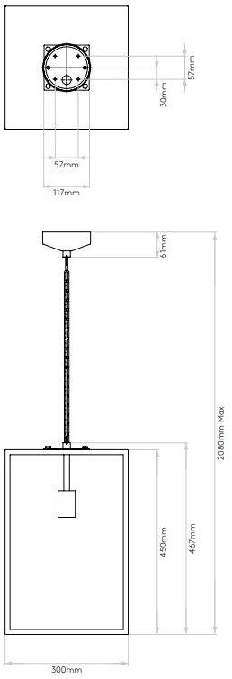 Astro Lighting Подвесной светильник для уличного освещения из нержавеющей стали и стекла Homefield sun-id-1491269 - Вид №10