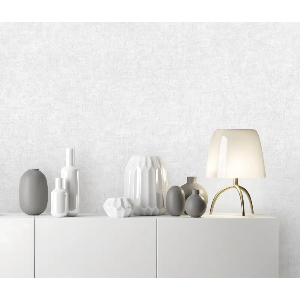 Флизелиновые обои Renowa Etalon светло-серые для стильного интерьера 89372604 STLM-0820941 - Вид №3