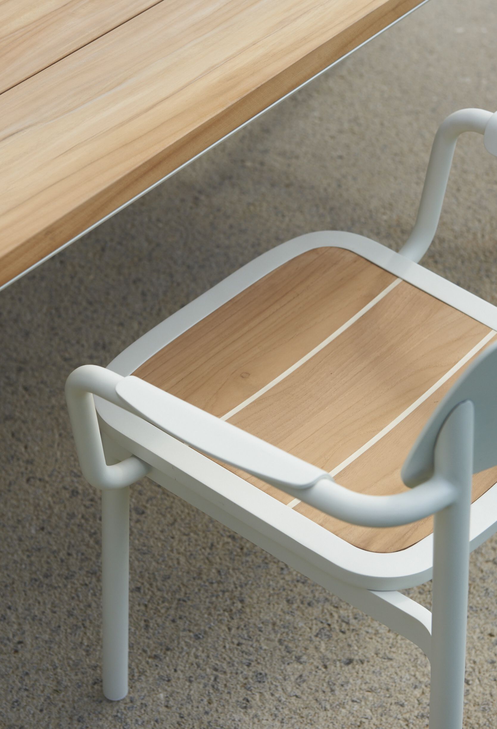 Штабелируемый садовый стул с подлокотниками DRIGANI Noa ARCH-00017595 - Вид №5