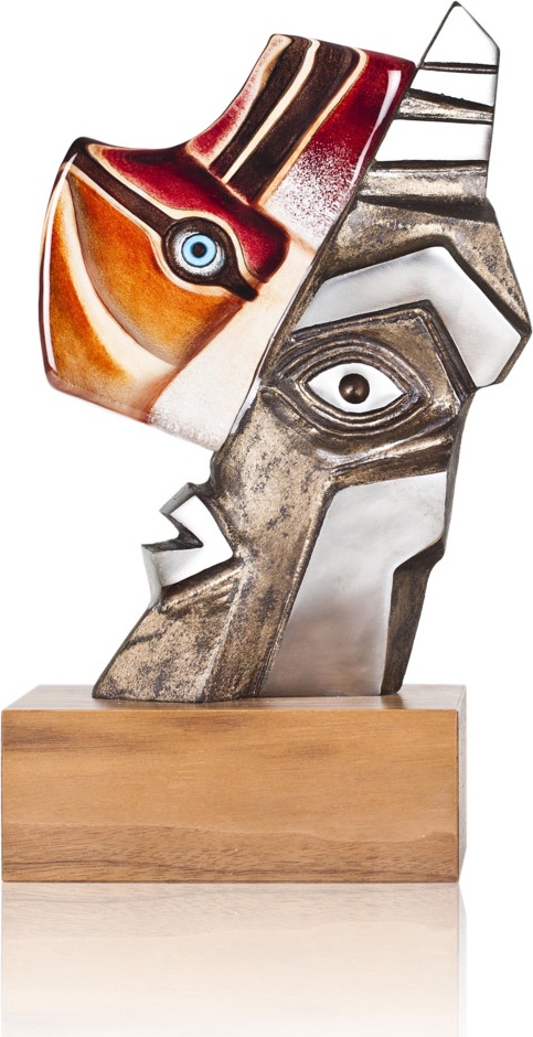 10663755 MALERAS Скульптура "Орфей IV", красная/чёрная, 300 мм 