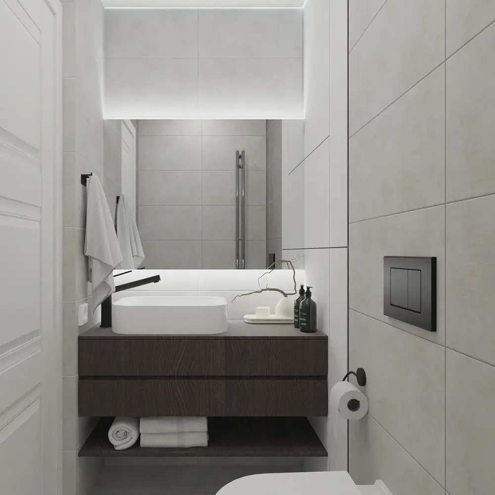 Настенная плитка Нефрит-керамика Armand Pro 60.5x30.5 см 1.8 м² матовая цвет светло-серый STLM-2090028