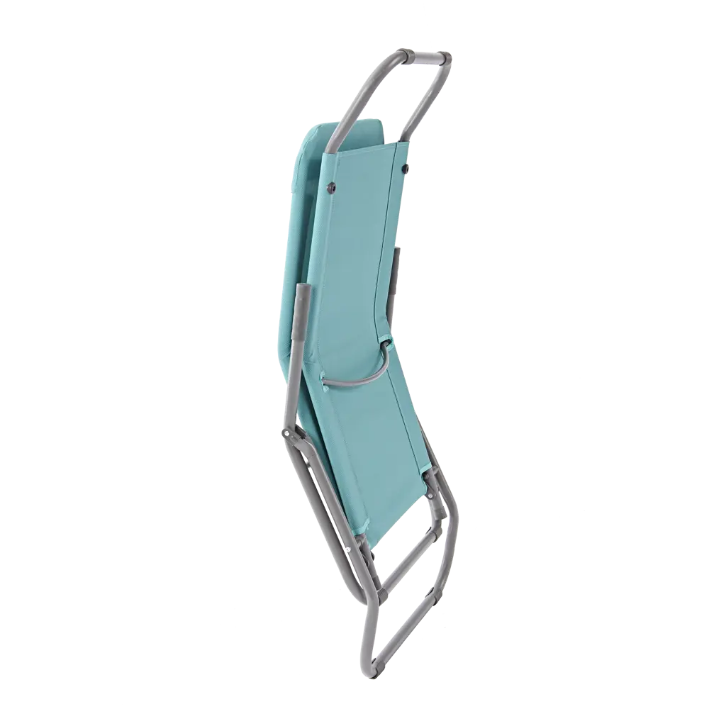Шезлонг Veia Origami 137х61 см складной сталь/текстиль мятный 82232591 STLM-2107830 Santreyd  - Вид №3