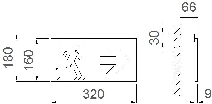 DAISALUX Светодиодный аварийный свет для вывесок для домашних животных Ikus sun-id-1377872 - Вид №2