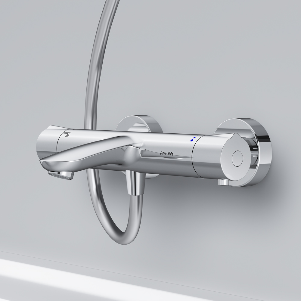 F8050000 смеситель д/ванны/душа с термостатом хром шт AM.PM Like - Вид №3