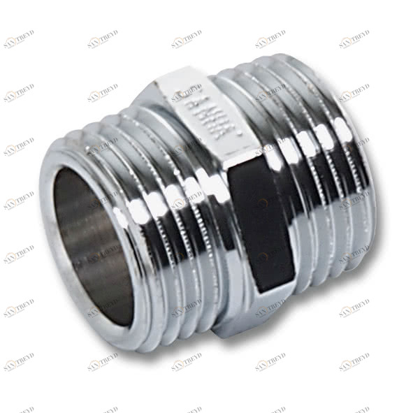 252214C SANHA 522 ниппель, хромированная латунь 1/4 мм 