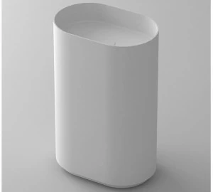 Sa0512 Накладная раковина на столешницу  овальная Blu Bathworks® Halo