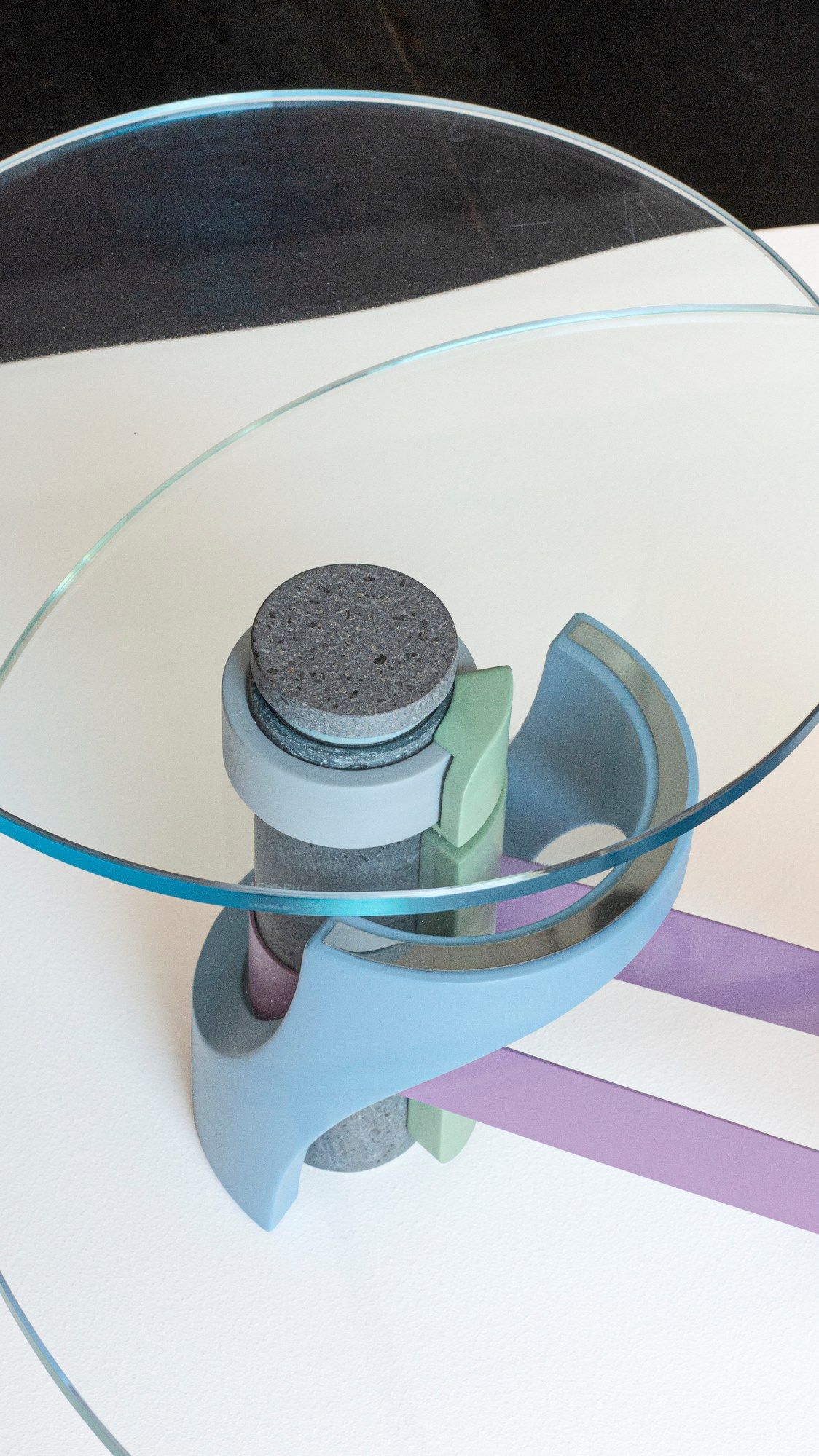 Журнальный столик из закаленного стекла Orografie EFESTO ARCH-00132741 - Вид №3