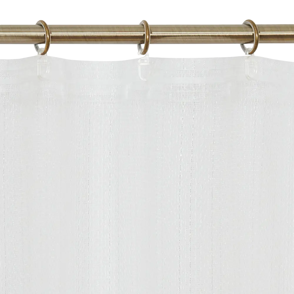 Тюль на ленте Keri 300x280 см цвет серебро MIAMOZA STLM-2157351 - Вид №7