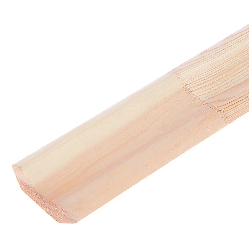 АРЕЛАН Плинтус деревянный гладкий для элегантной отделки 13x50x2200 мм 81960901 STLM-0015473