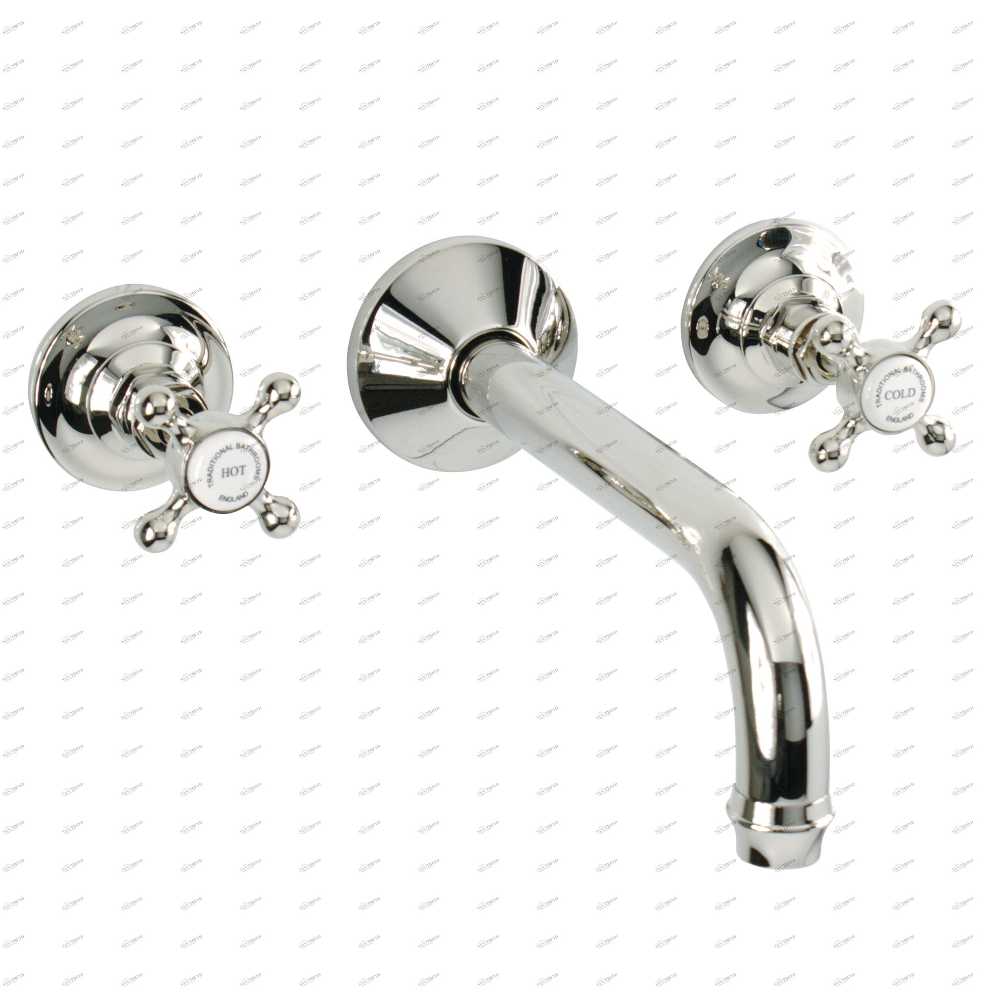 Traditional bathrooms Смеситель для умывальника ЛОНДОН на 3 отверстия Tb440.614.bn LONDON