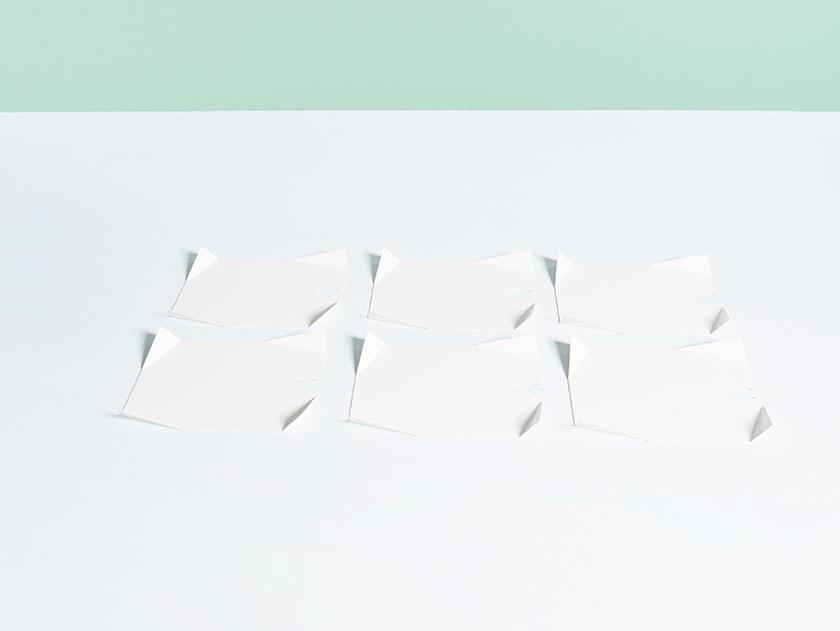 Giacopini Коктейльная тарелка квадратная металлическая Pliè Plie17,17 - Вид №8