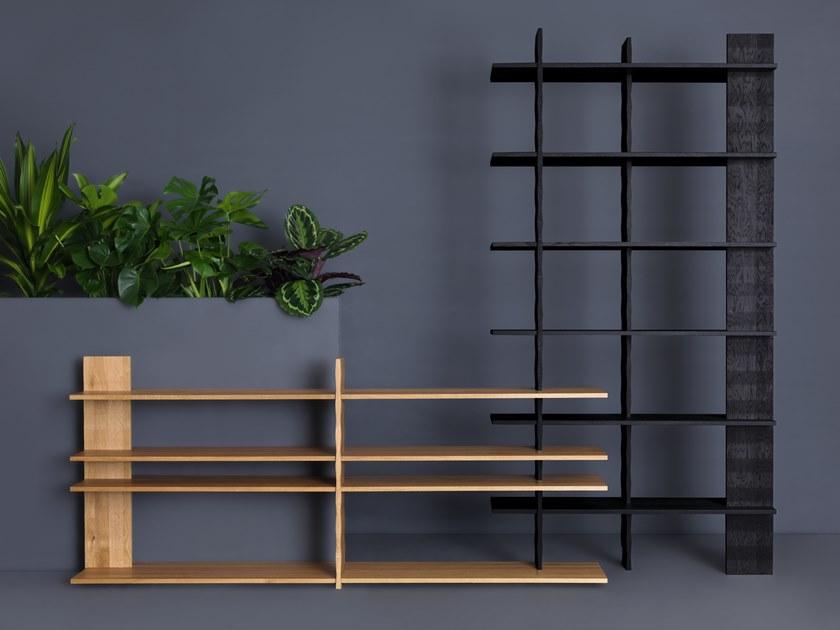 ZEITRAUM Открытый отдельно стоящий деревянный книжный шкаф sun-id-1389663 - Вид №4