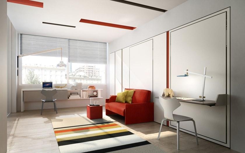 CLEI Односпальная кровать, трансформируемая в выдвижной меламин Altea sun-id-1383471 - Вид №6