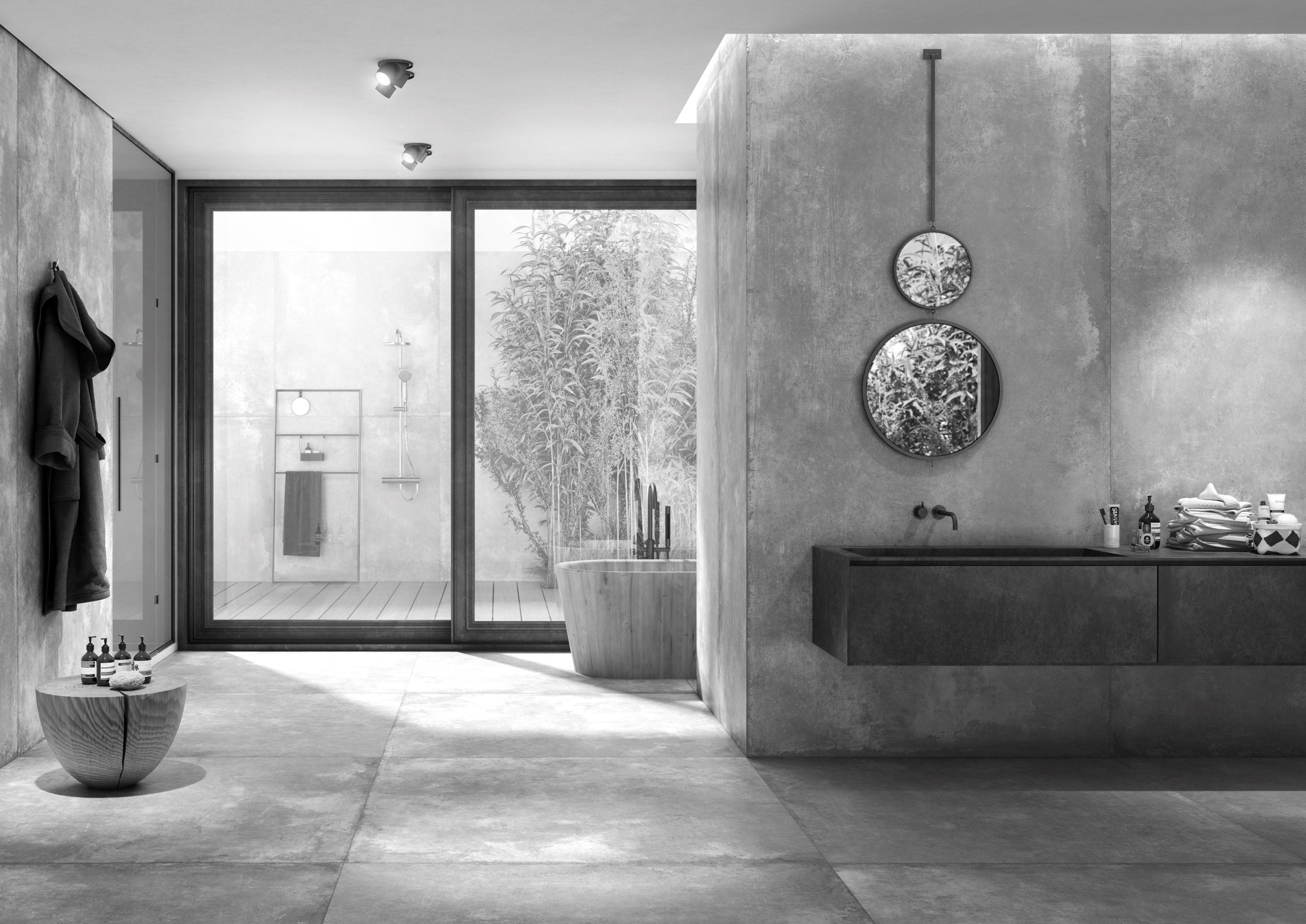 Пол / облицовка керамогранита для внутреннего и наружного применения с эффектом цемента FMG MaxFine Walk on ARCH-00142611 - Вид №5