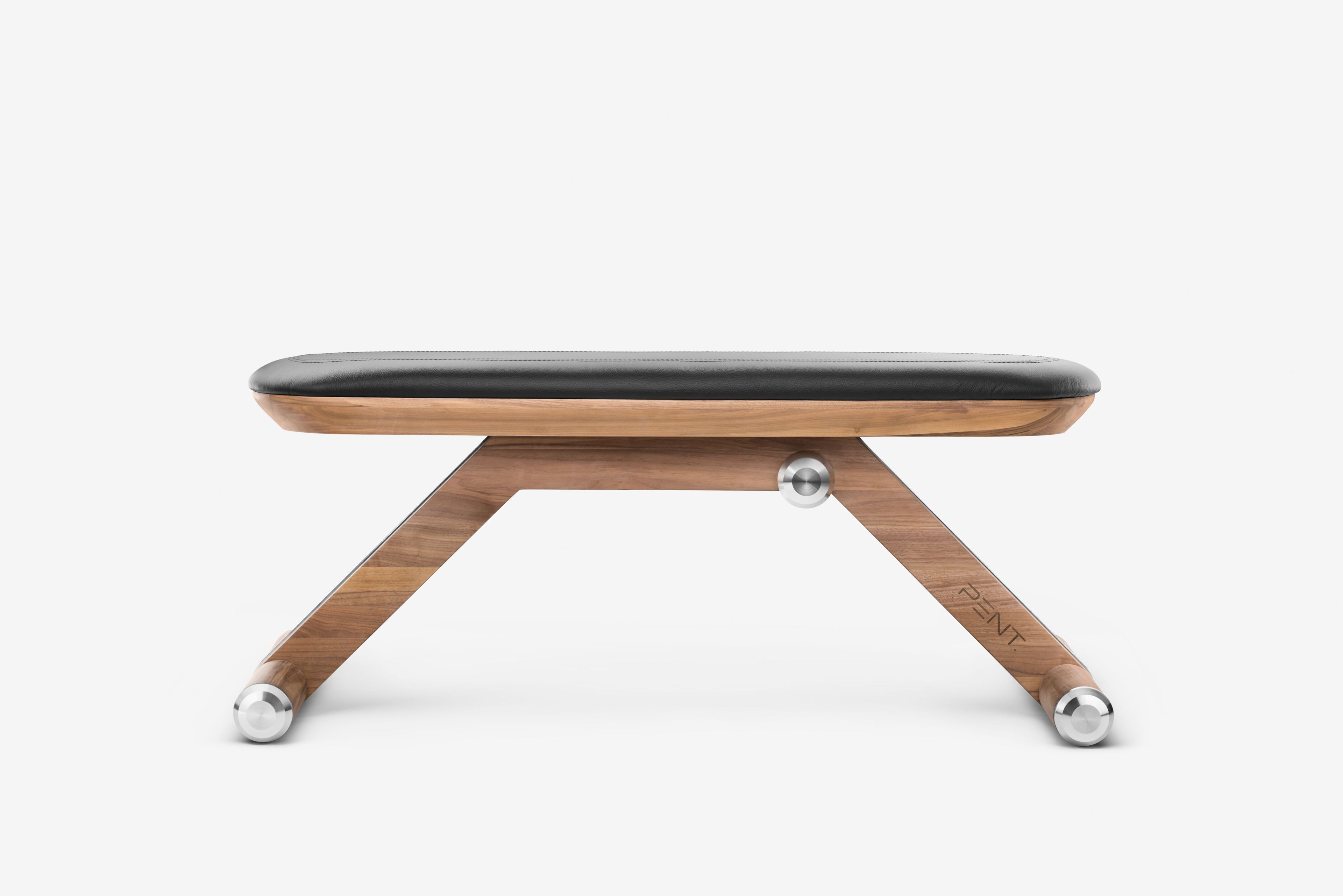 Скамья для пресса из грецкого ореха и кожи PENT BANKA BASIC ARCH-00044877 - Вид №1