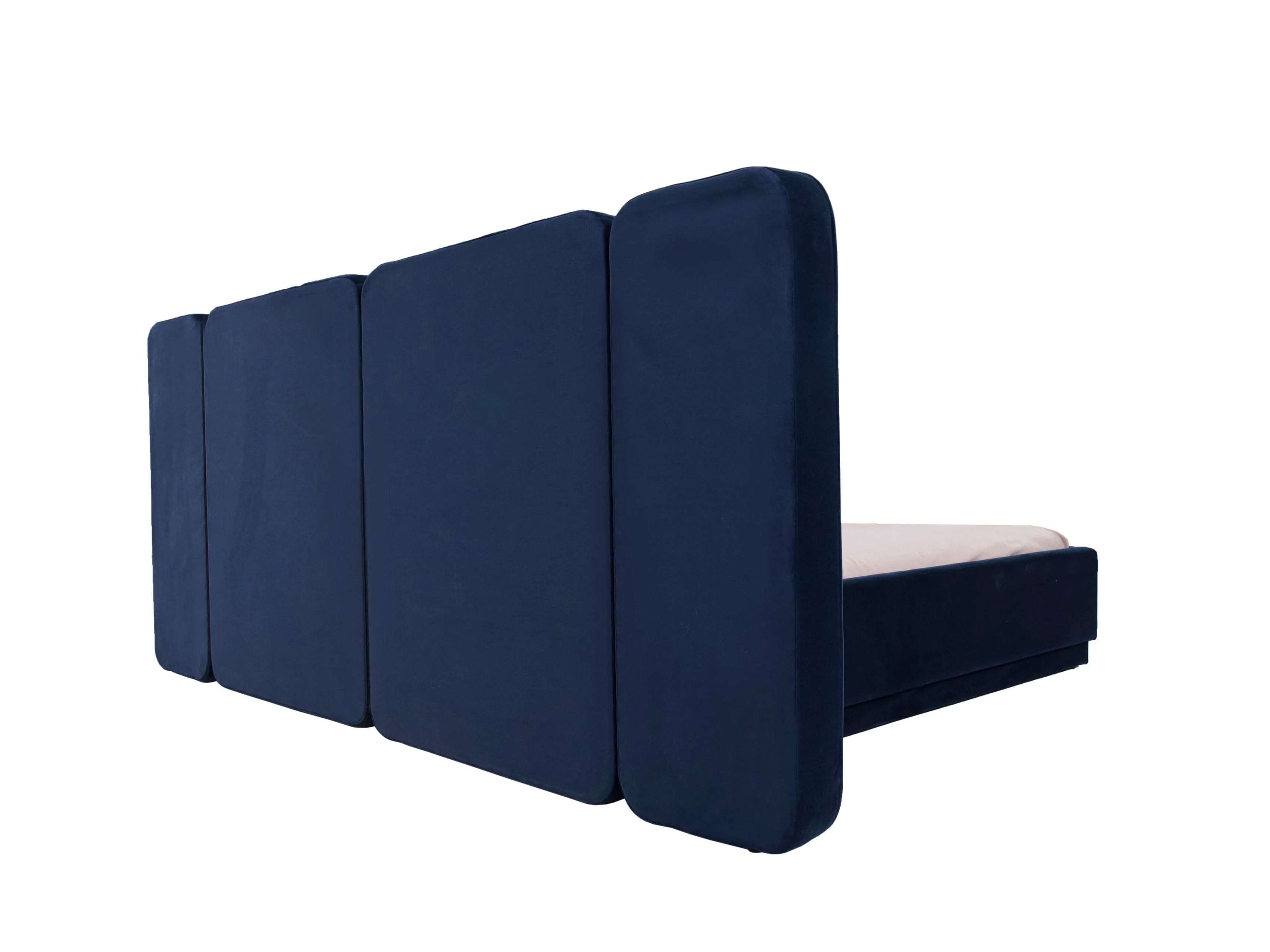 Двуспальная мягкая кровать из ткани с высоким изголовьем ABLE MONETTE ARCH-00055466 - Вид №3