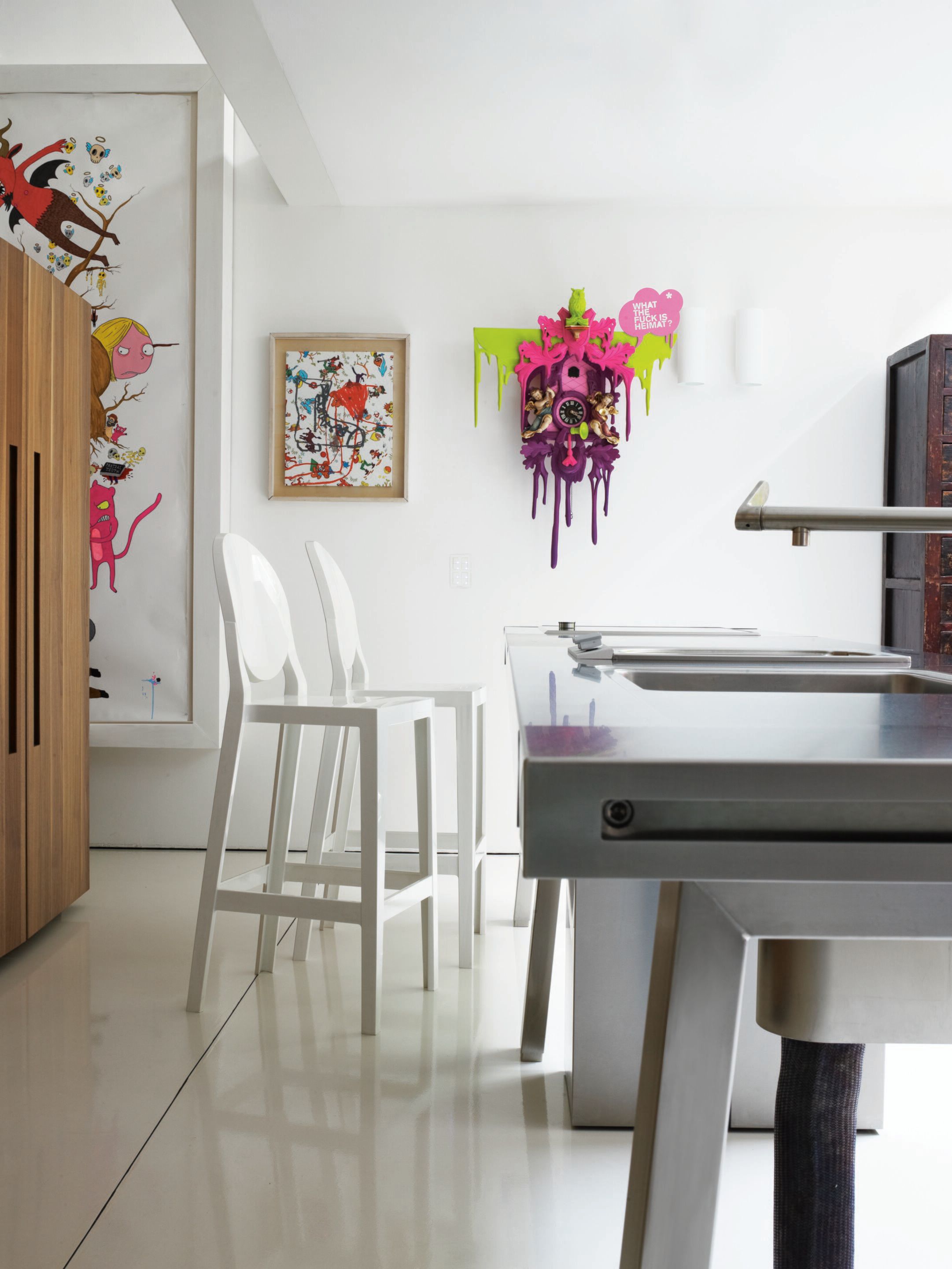 Высокий стул из поликарбоната Kartell Ghost ARCH-00137225 - Вид №3