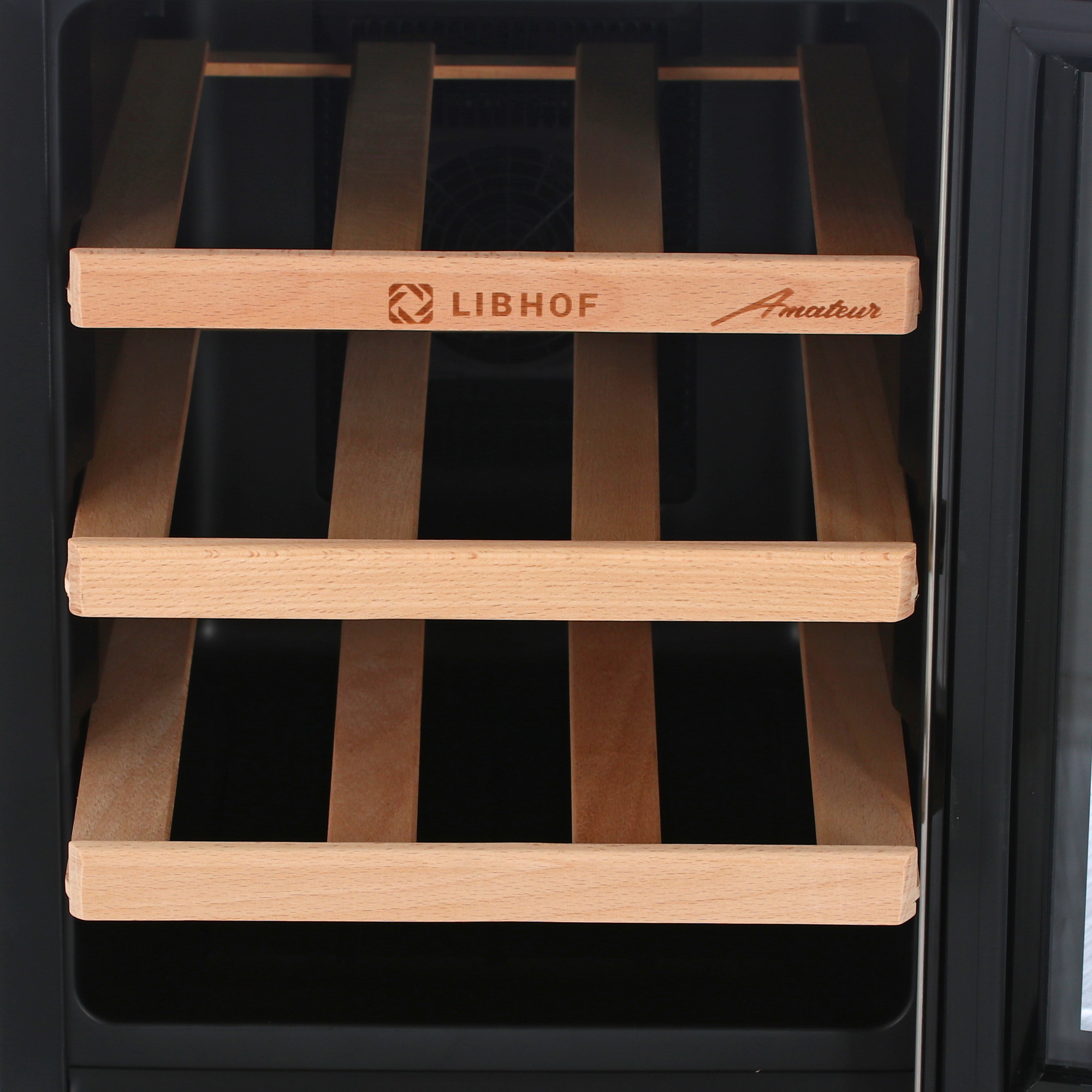 9965395 Винный шкаф Libhof AM-12 серебристый, черный STDN-0083367 - Вид №5