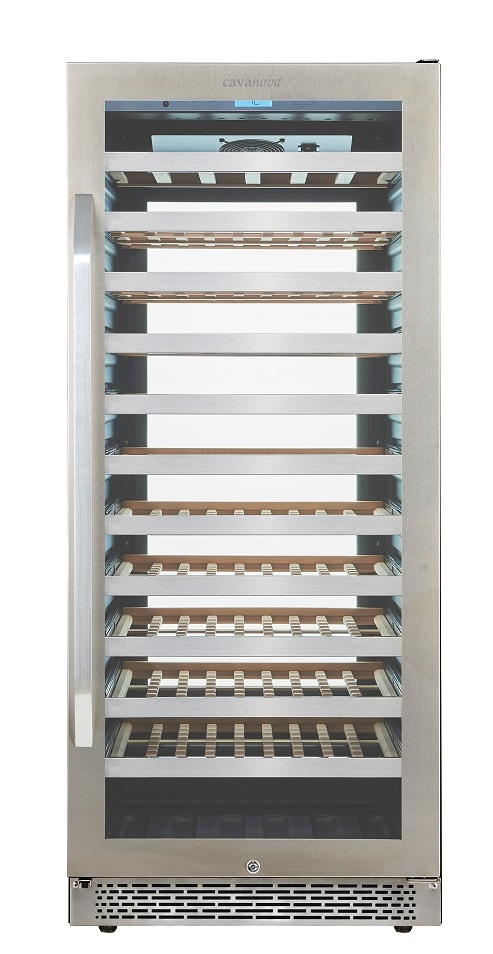 9189164 Винный шкаф Cavanova CV135-1TL серебристый STDN-0040358 - Вид №27