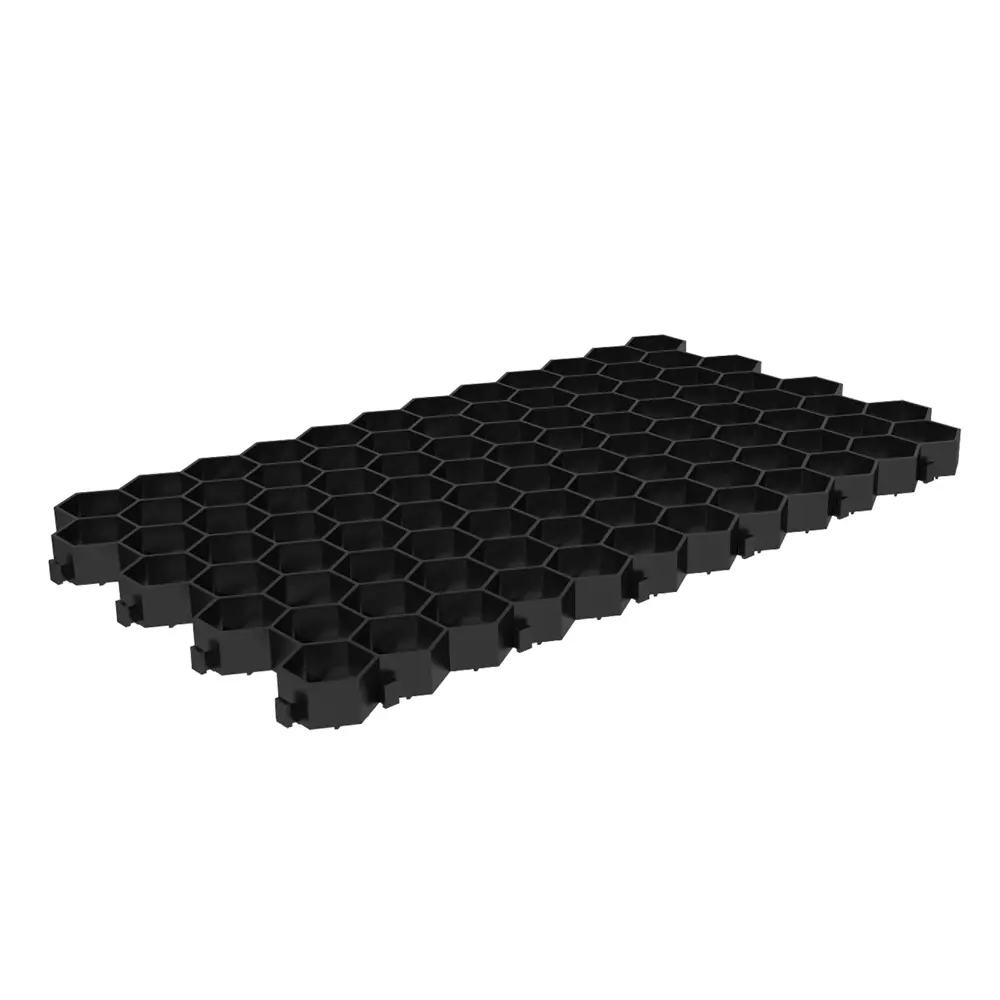 Решетка газонная Geolia 70x40x3.2 см полипропилен черный 150 шт 87112387 STLM-2005248 