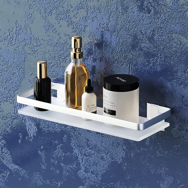 A7455100 Полка стеклянная алюминий AM.PM Sense L  - Вид №1